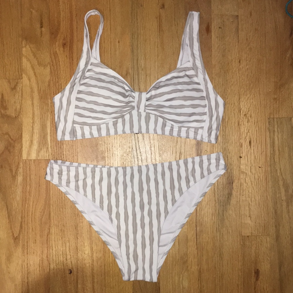 Cupshe striped bikini